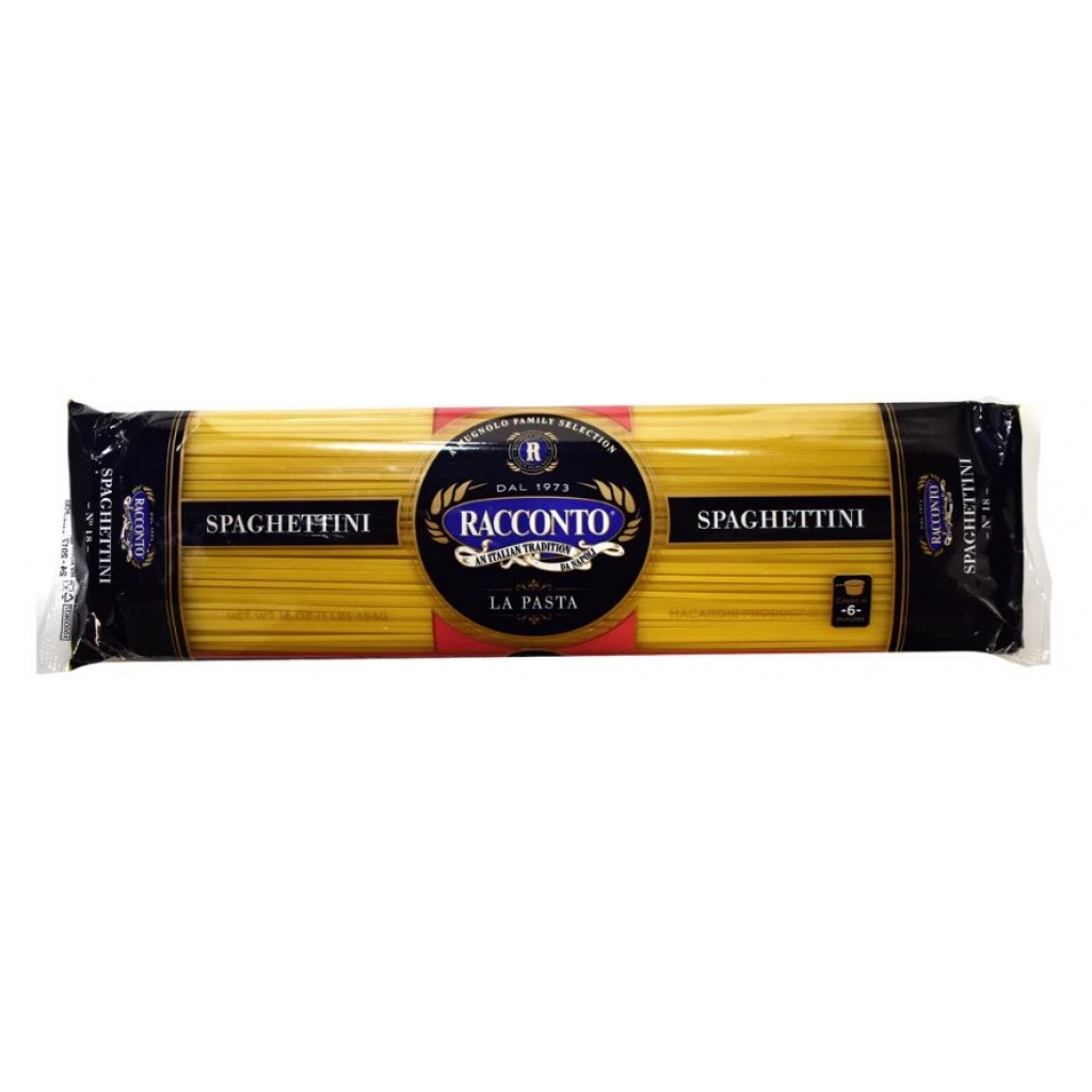 Authentic Spaghettini Pasta - 16 oz