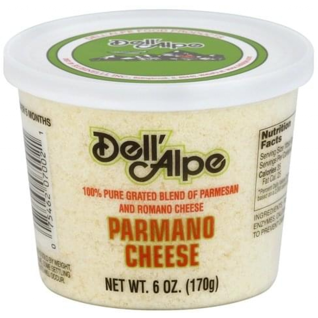 Authentic Grated Parmano Cheese - 6 oz