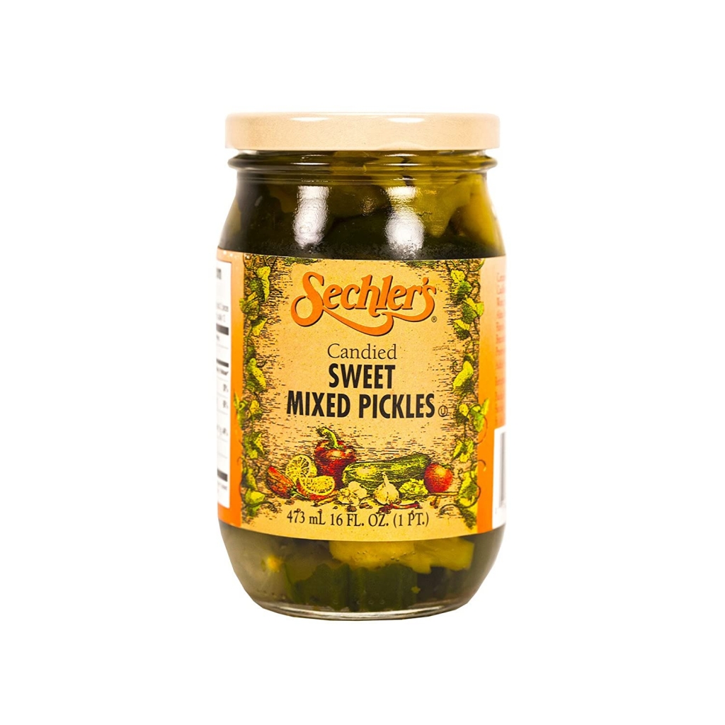 Candied Sweet Mixed Pickles - Traditional Italian Delight, 16 oz