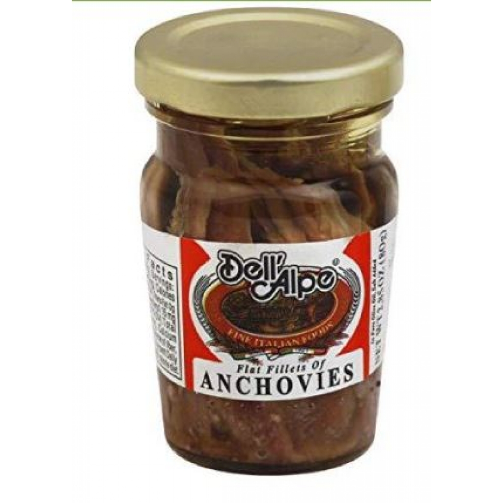 Dell'Alpe Anchovies in Glass Jar - 3.5 oz