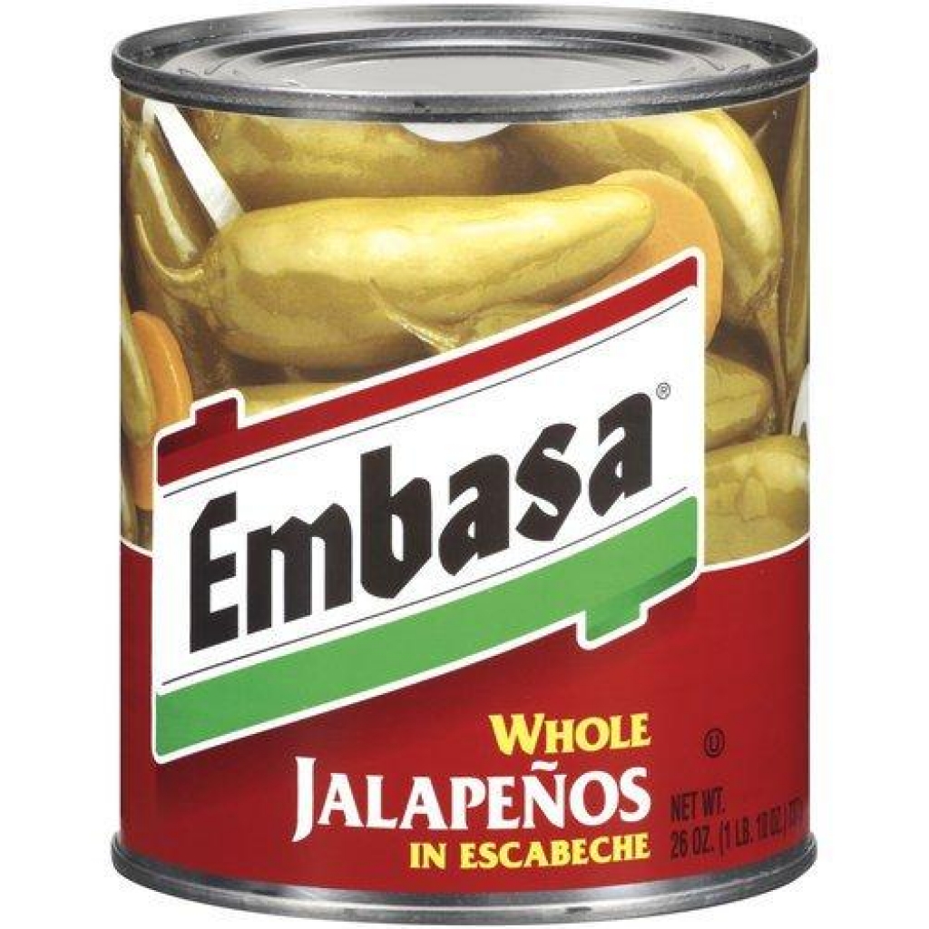 Whole Jalapeno Peppers in Escabeche - 26 oz