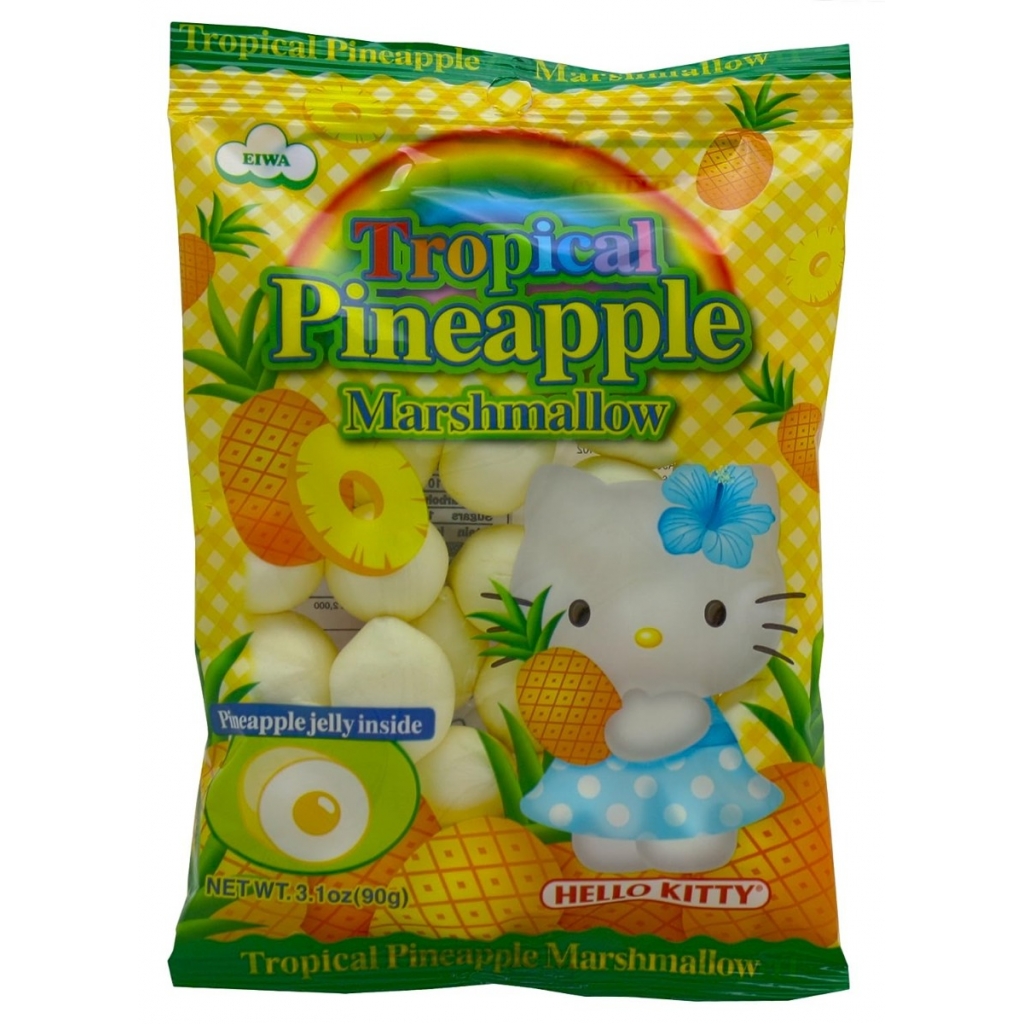 Pineapple Hello Kitty Marshmallows - Tropical Treat