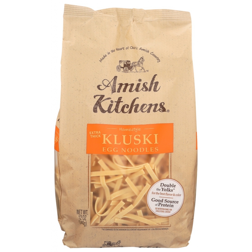 Traditional Amish Kluski Egg Noodles - 12 oz