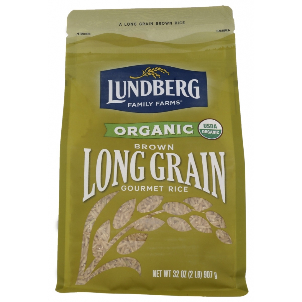 Organic Long Grain Brown Rice - 2 lb