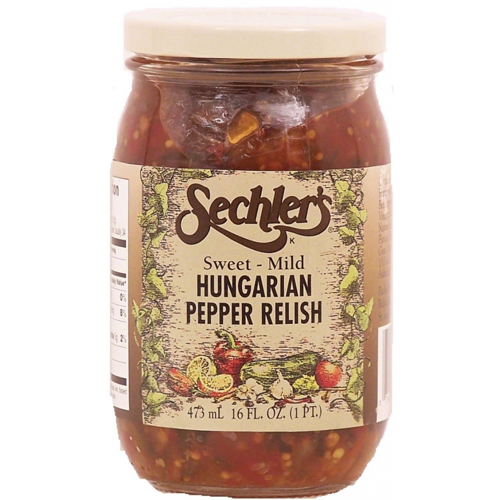 Sweet Mild Hungarian Pepper Relish, 16 oz