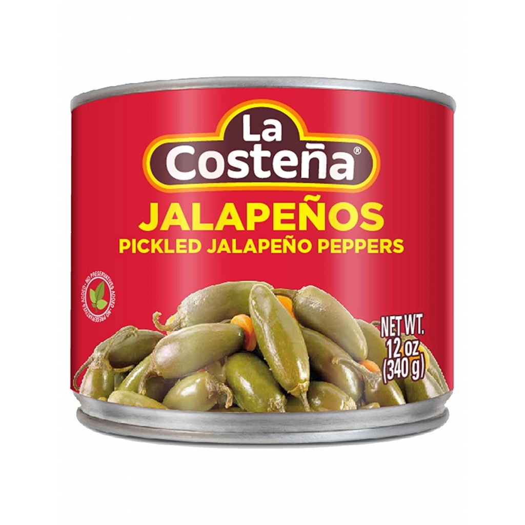 Whole Pickled Jalapeño Peppers - 12 oz