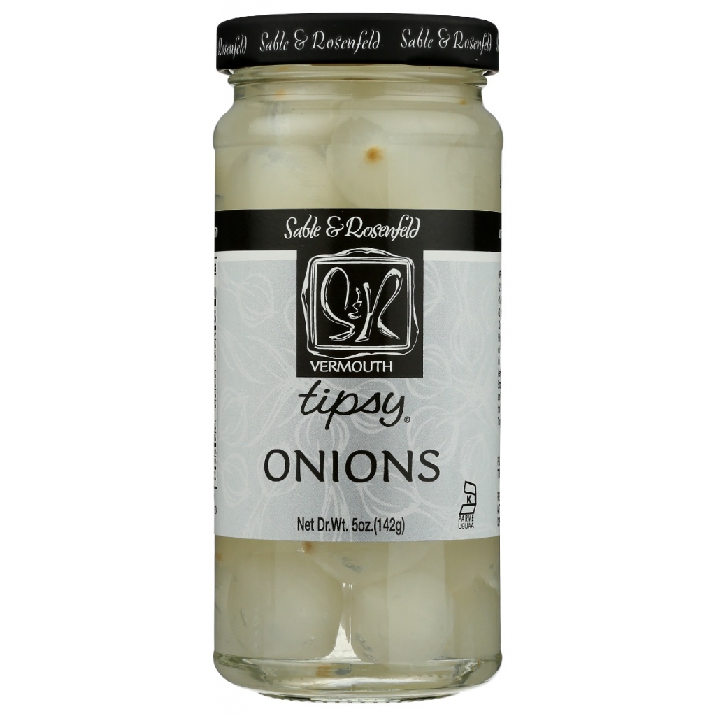 Vermouth Tipsy Onions - Gourmet Cocktail Garnish - 5 oz