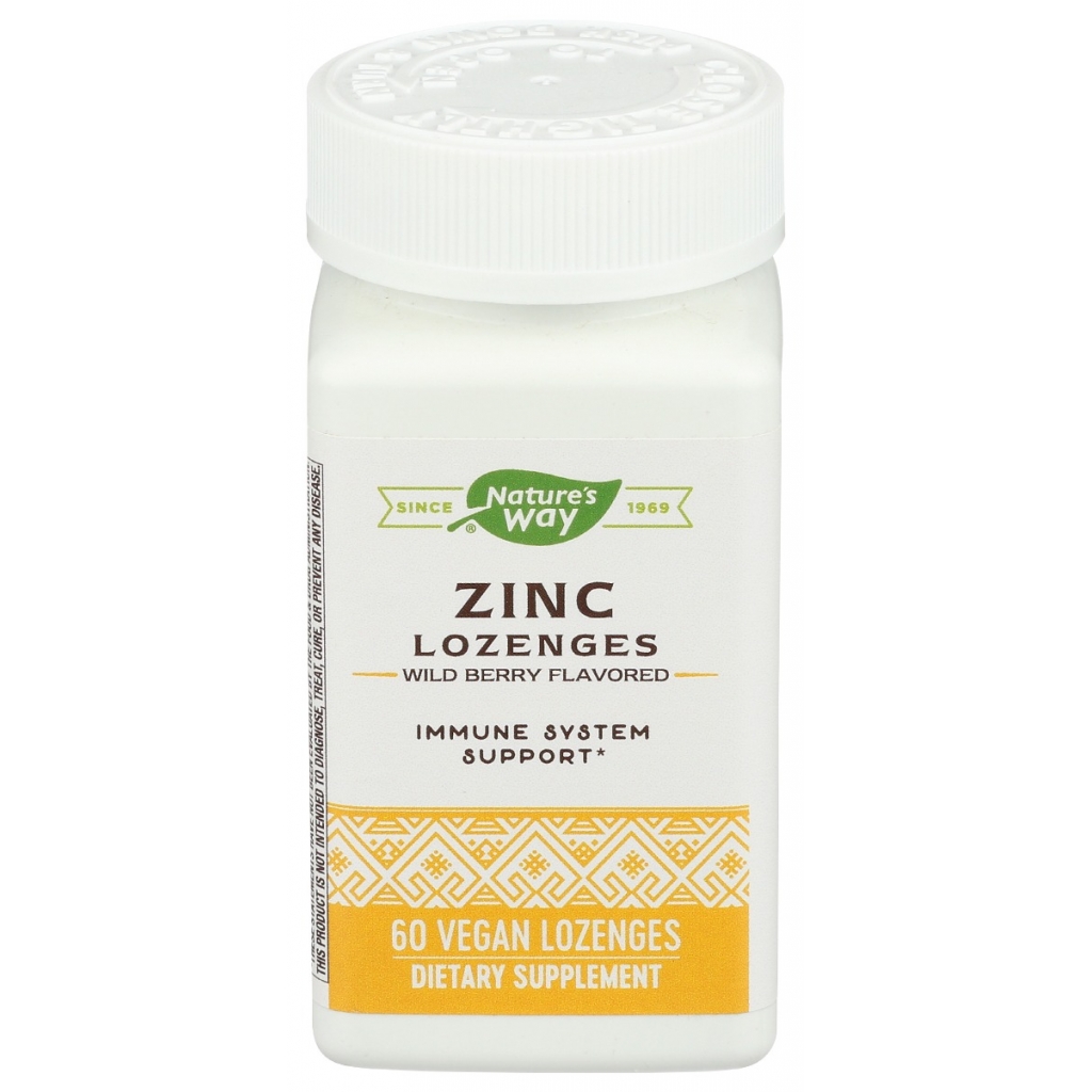 Zinc Lozenges with Vitamin C, 60 tb