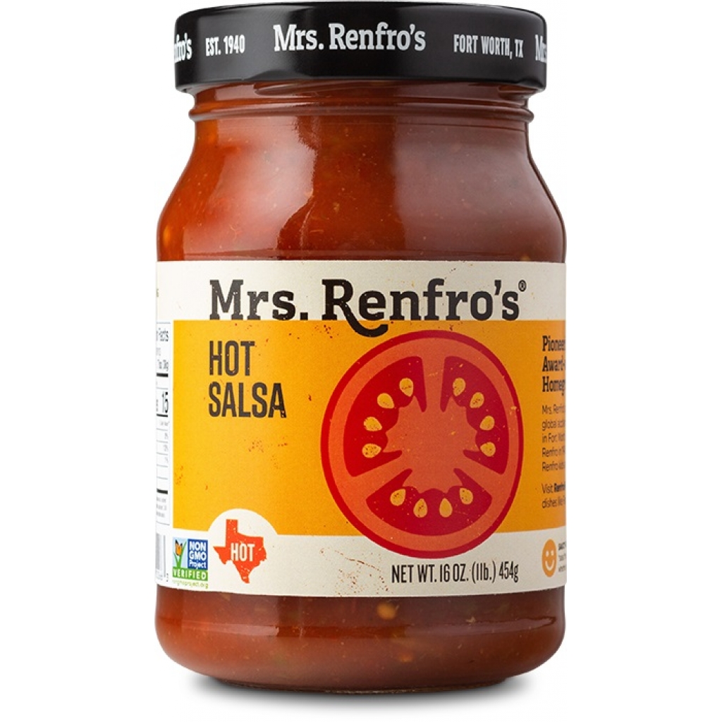 Mrs. Renfro's Award-Winning Hot Salsa - 16 oz