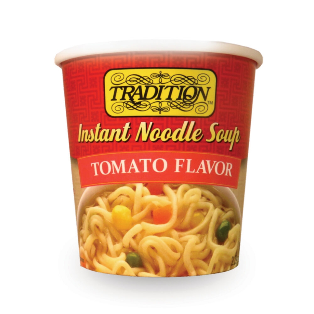 Instant Tomato Noodle Soup - Quick and Tasty Meal