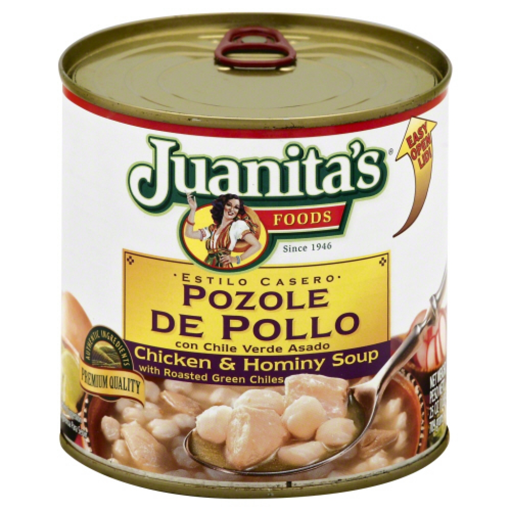 Juanita's Chicken Pozole with Green Chile - 25 oz