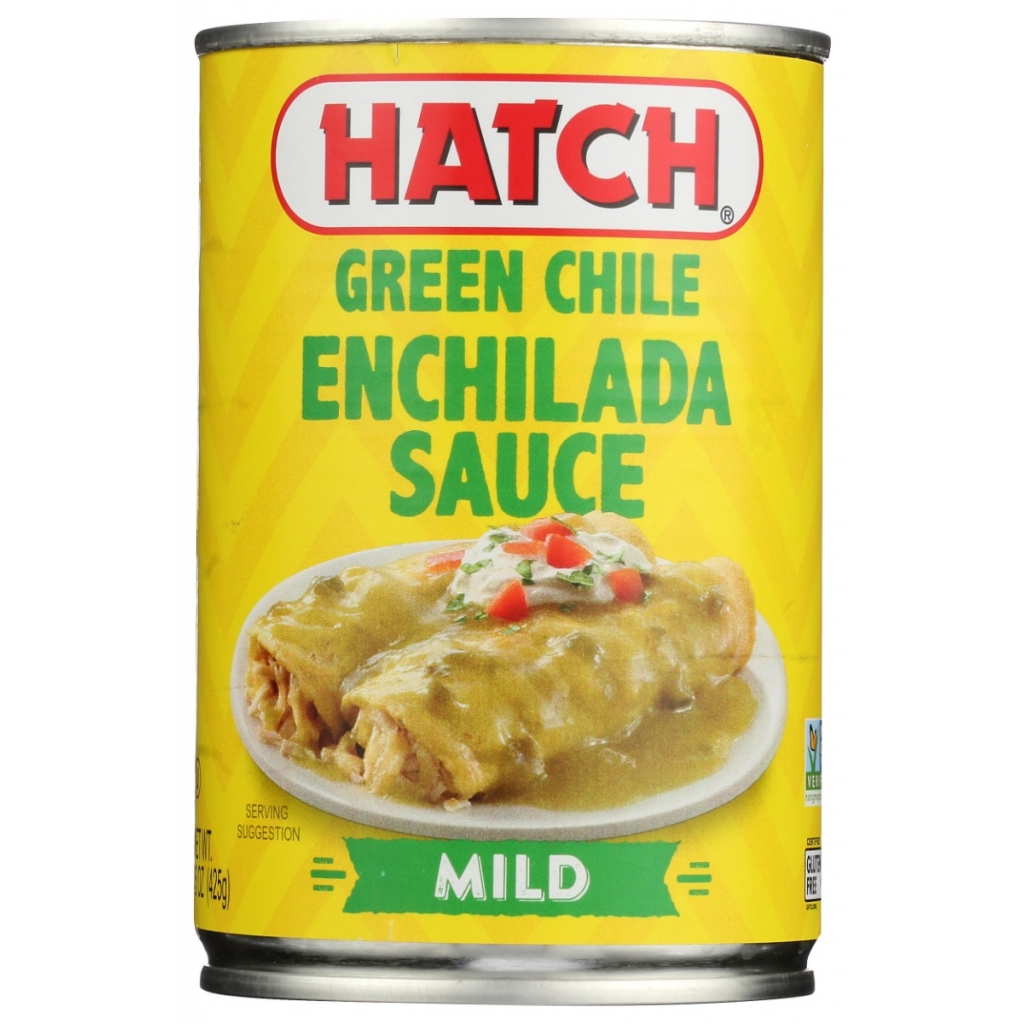 Mild Green Chile Enchilada Sauce - Flavorful & Versatile, 15 oz