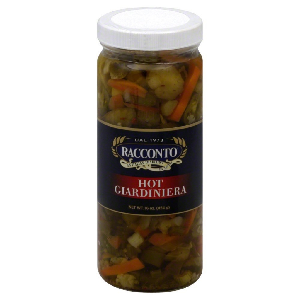 Traditional Italian Giardiniera Hot Peppers - 16 oz