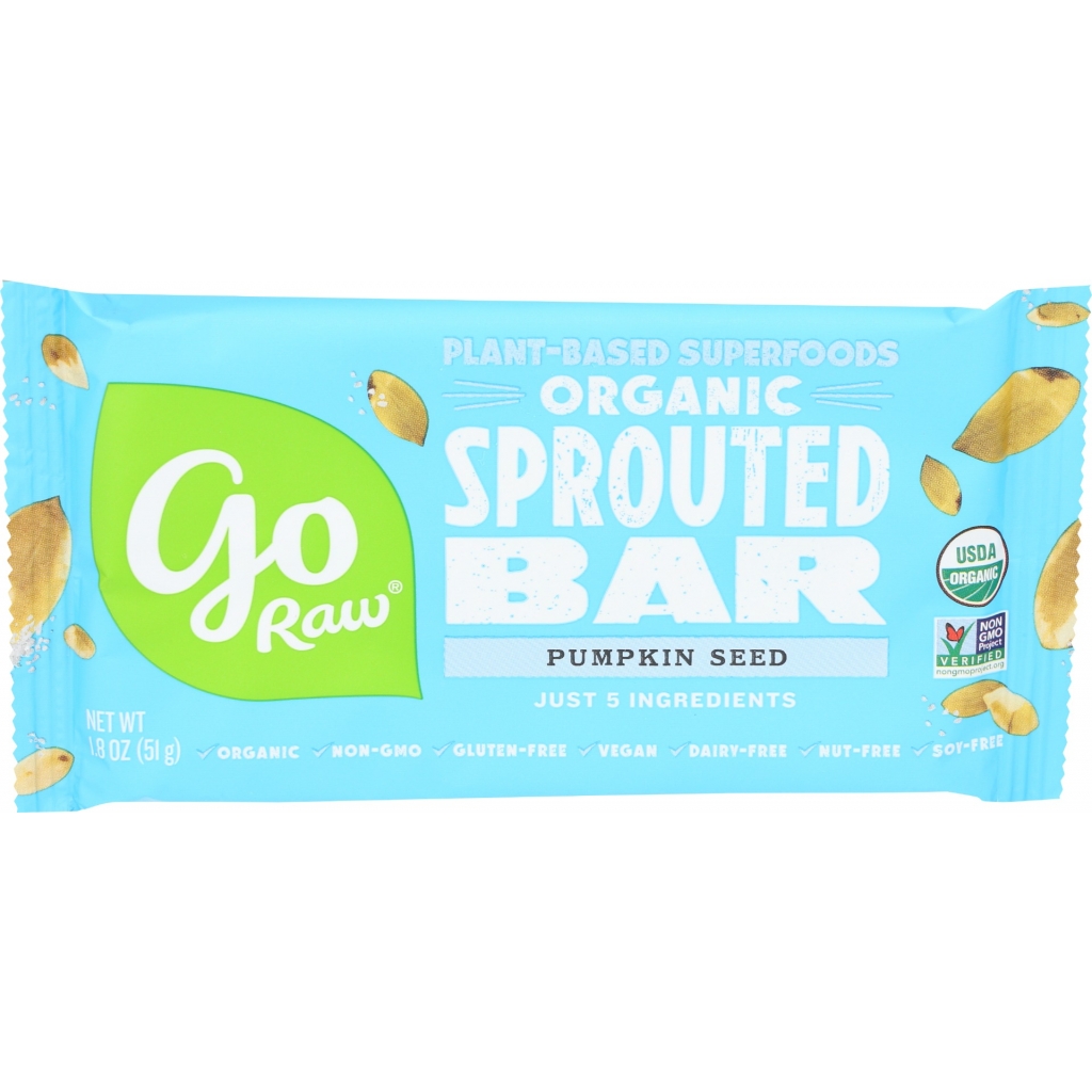 Wholesome Organic Sprouted Pumpkin Seed Bars