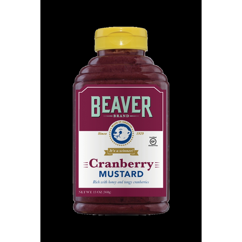 Cranberry Mustard for Sweet & Savory Dishes - 13 oz