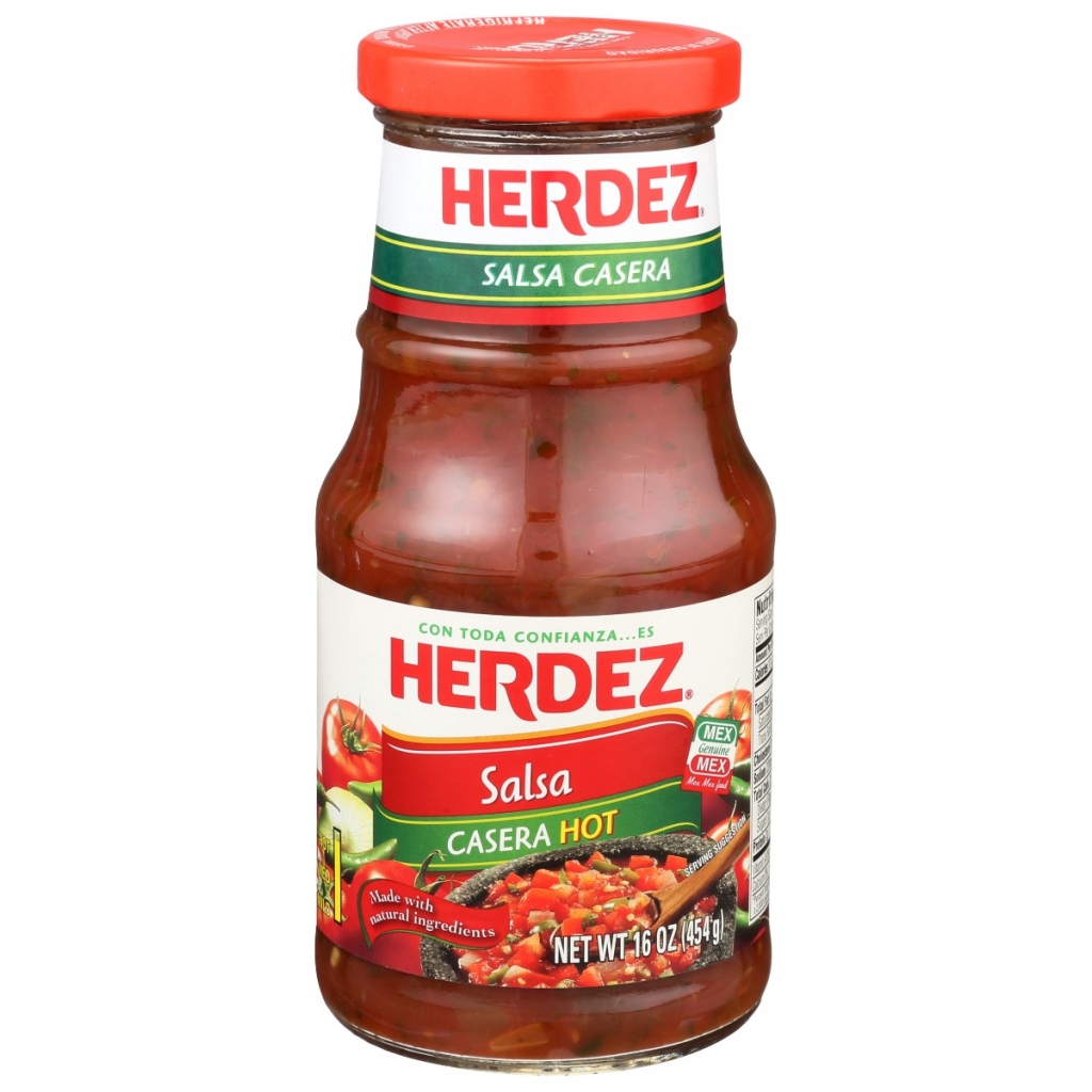 Authentic Hot Salsa Casera - 16 oz