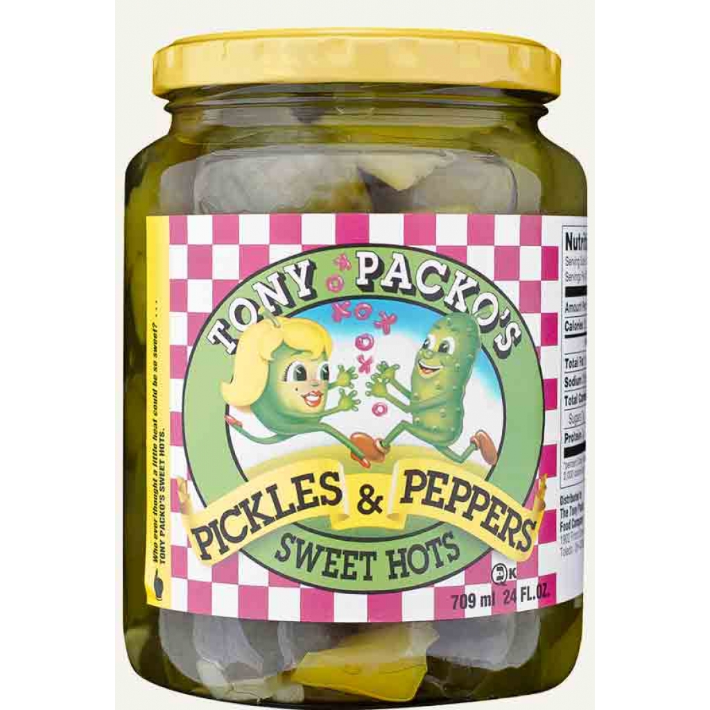 Sweet Hot Pickles and Peppers - 24 oz