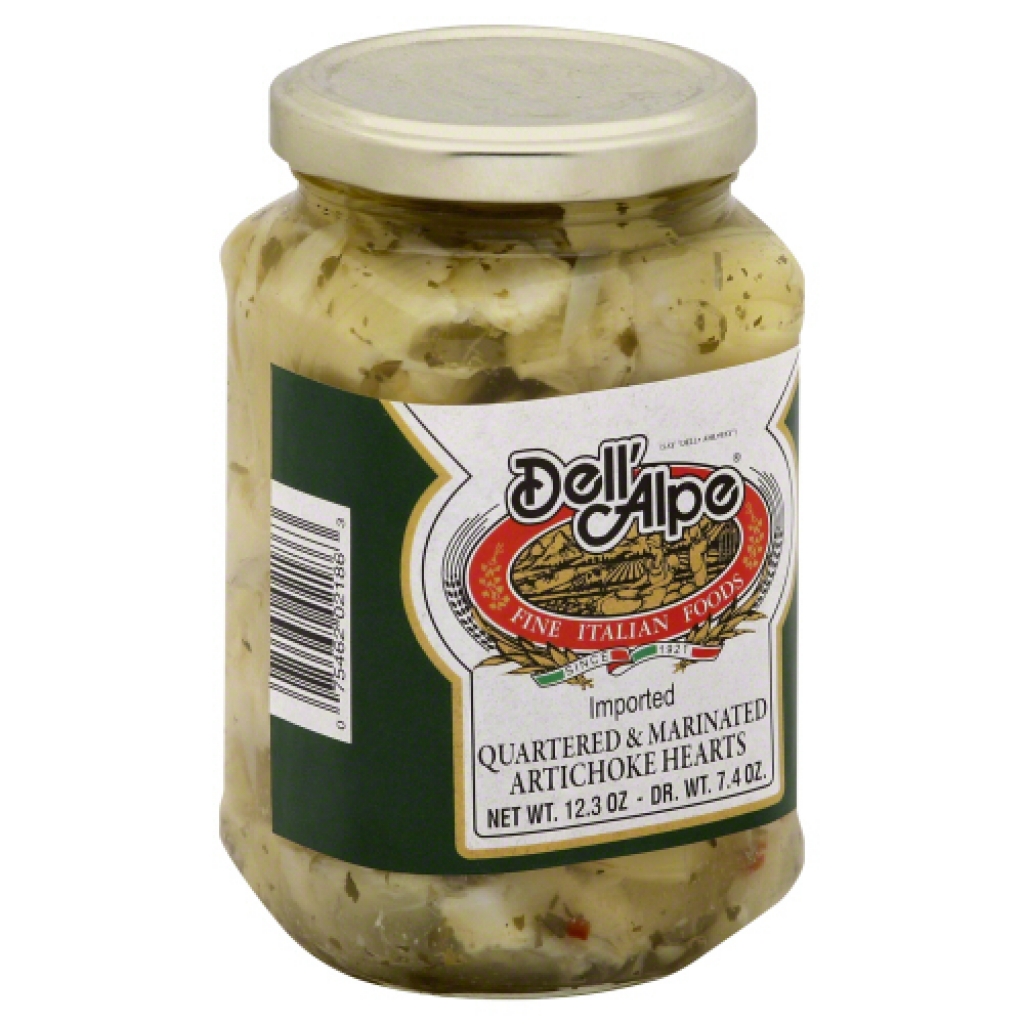 Quartered and Marinated Artichoke Hearts - 12 oz