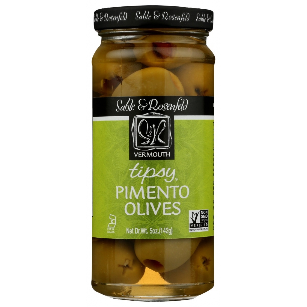 Tipsy Olive Vermouth Infused Olives - 4.94 oz