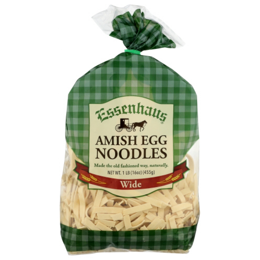 Amish Wide Egg Noodles - Authentic and Hearty, 16 oz