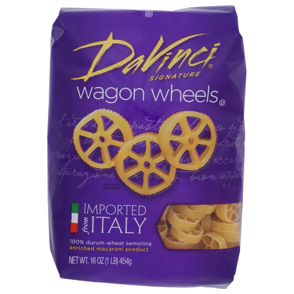 Wagon Wheels Pasta - Fun Shape for Kids, 16 oz