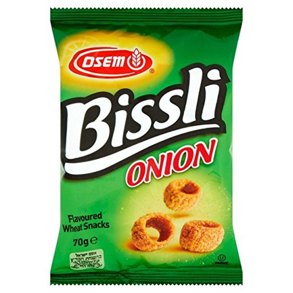 Bissli Onion Crunchy Snack - Iconic Israeli Treat, 2.5 oz