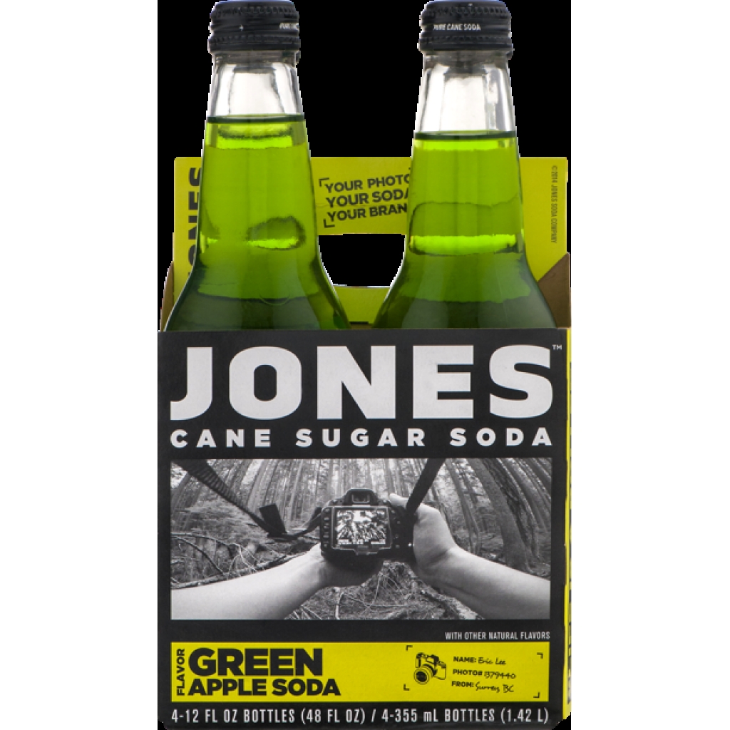 Green Apple Cane Sugar Soda 4-Pack - Refreshing Simplicity