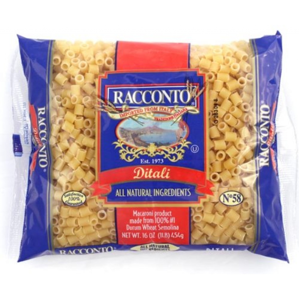 Authentic Ditali Macaroni Pasta, 16 oz