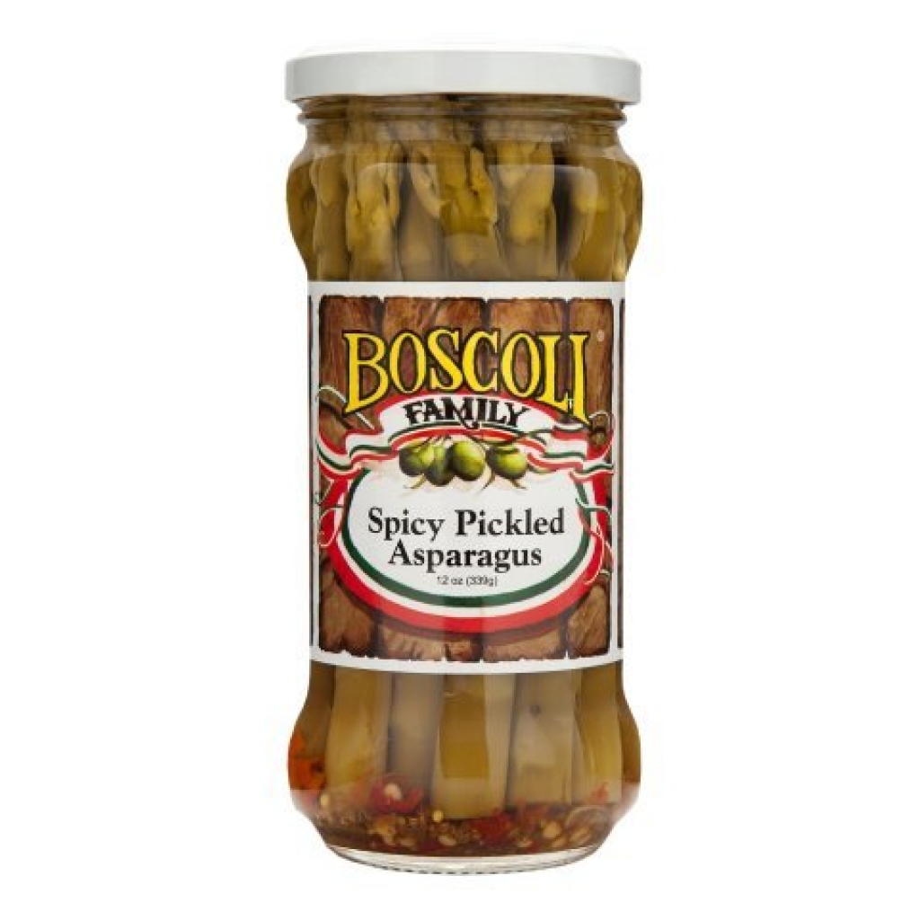 Crispy Spicy Pickled Asparagus by Boscoli Family