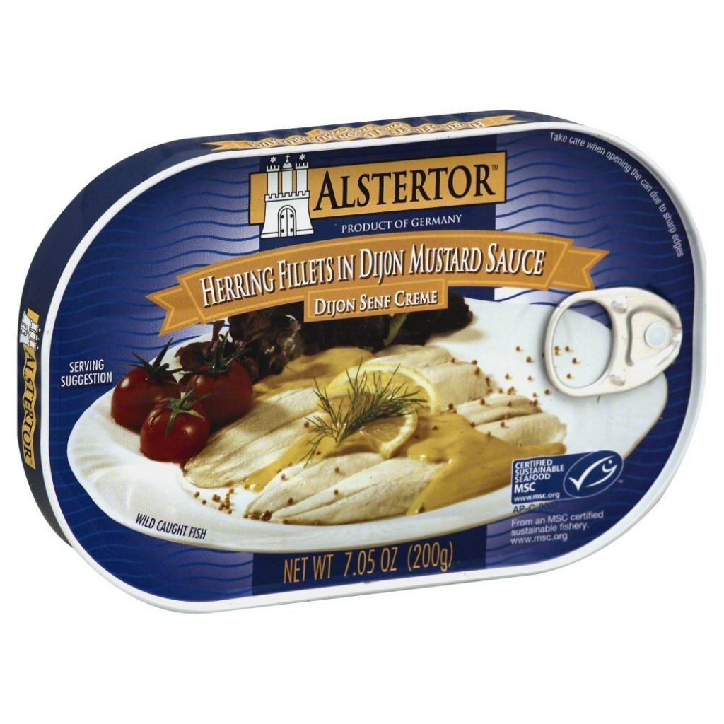 Delicious Herring Fillets in Dijon Mustard Sauce - 7.05 oz