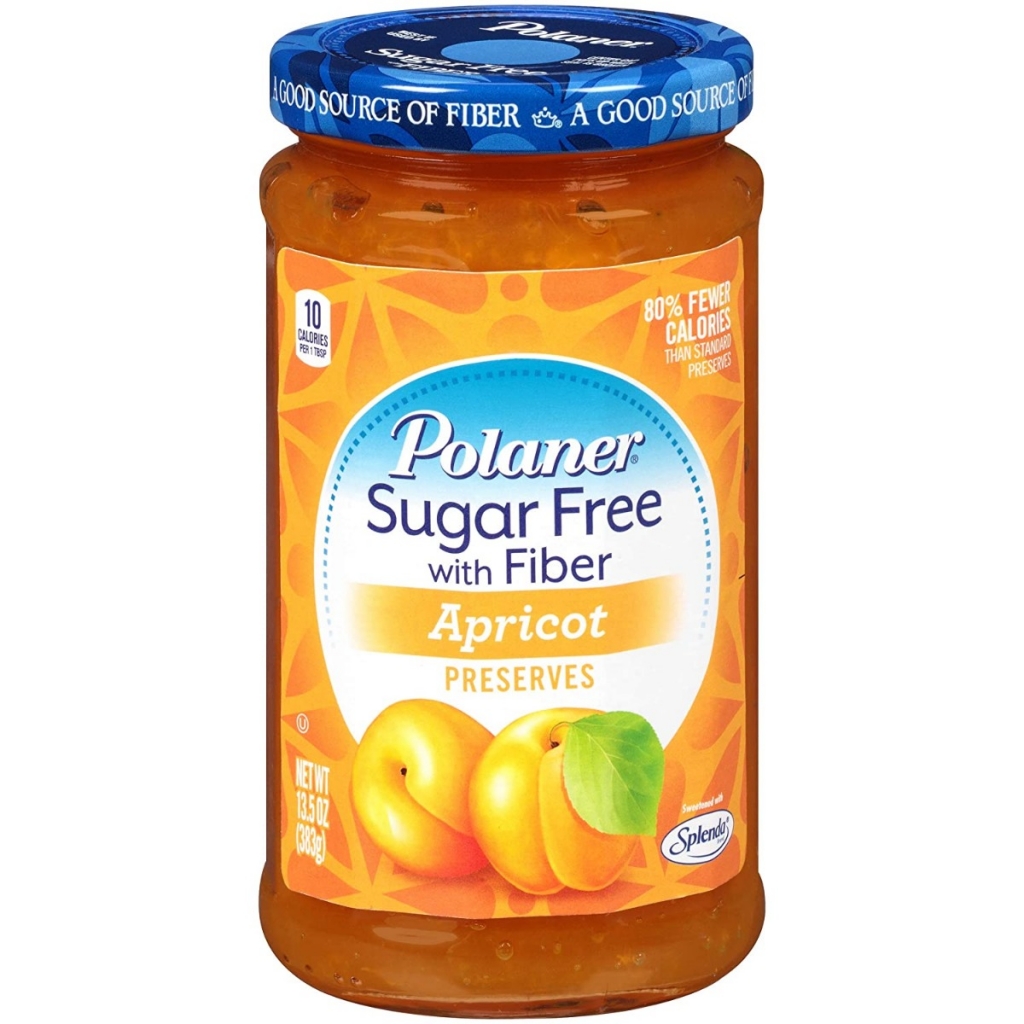 Sugar-Free Apricot Preserves with Fiber - 13.5 oz.