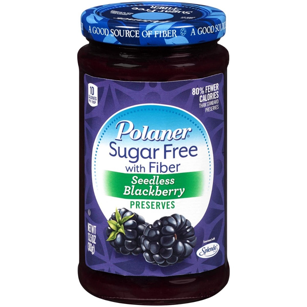 Sugar-Free Seedless Blackberry Preserves with Fiber - 13.5 oz