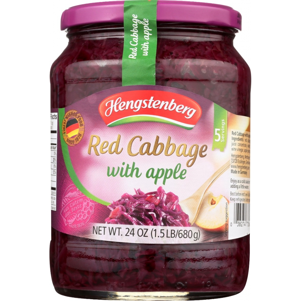 Red Cabbage with Apple - 24 oz