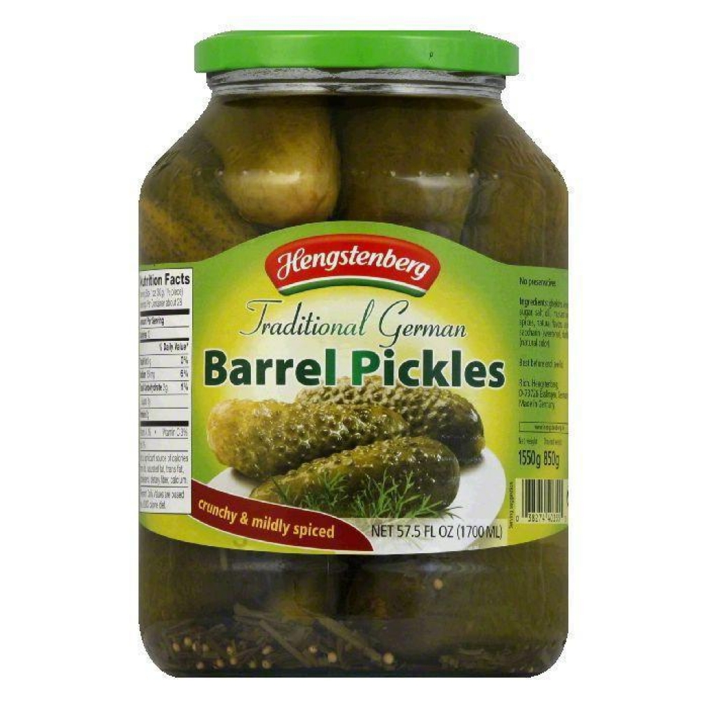 Hengstenberg Traditional German Barrel Pickles