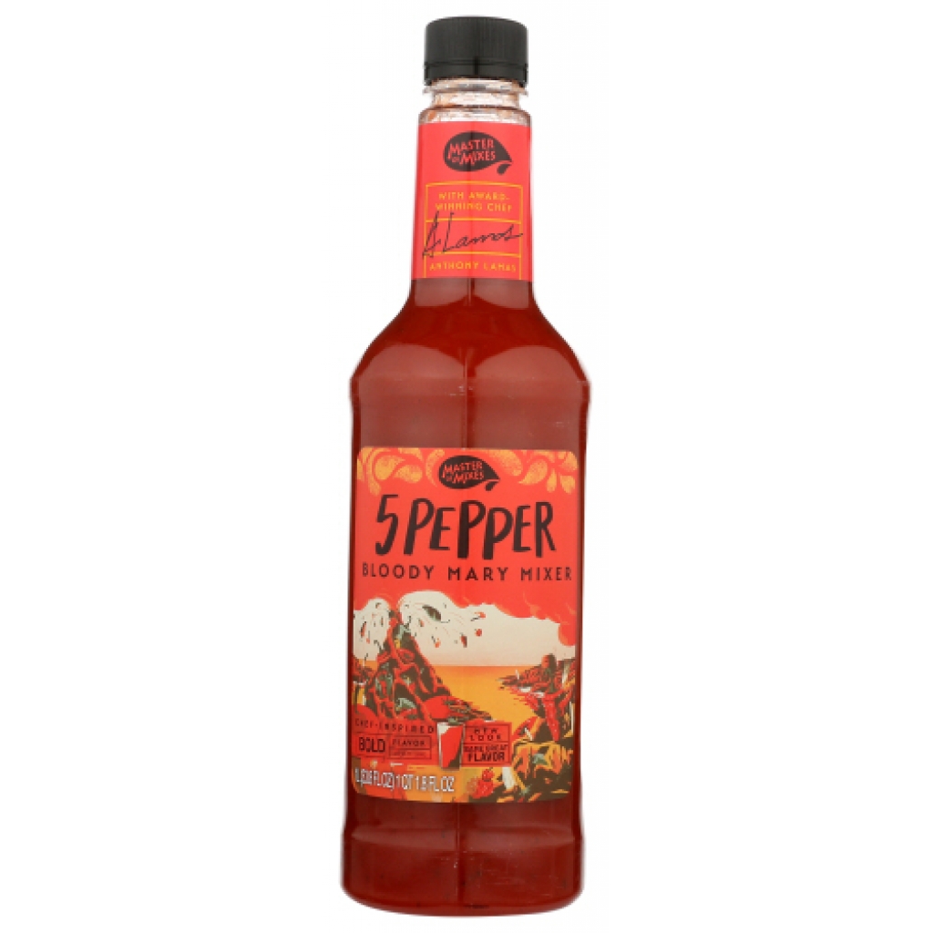 Mix Bloody Mary 5 Peppers - Bold & Spicy, 33.8 fl oz