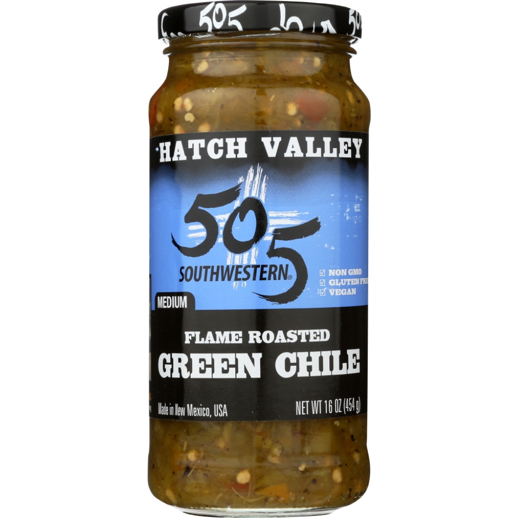 Hatch Valley Flame Roasted Green Chile Salsa - 16 oz