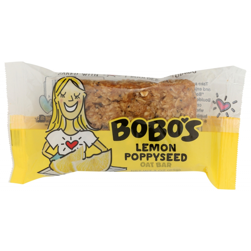 Lemon Poppyseed Oat Bar, 3 oz