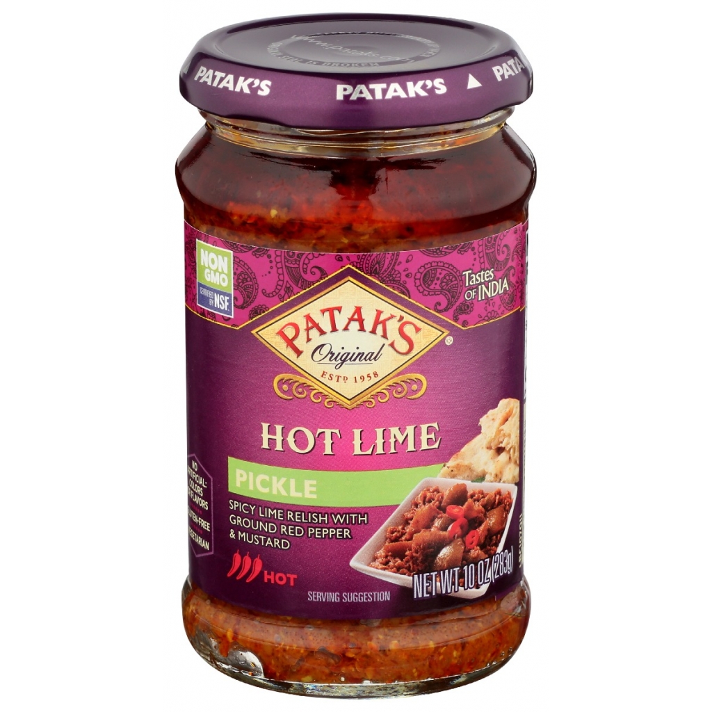 Spicy Hot Lime Pickle, 10 oz