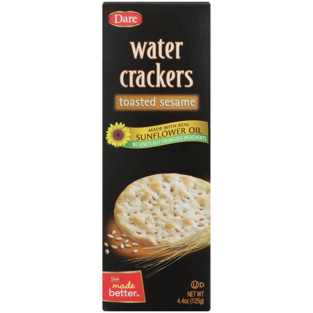 Sesame Water Crackers - All-Natural Snack