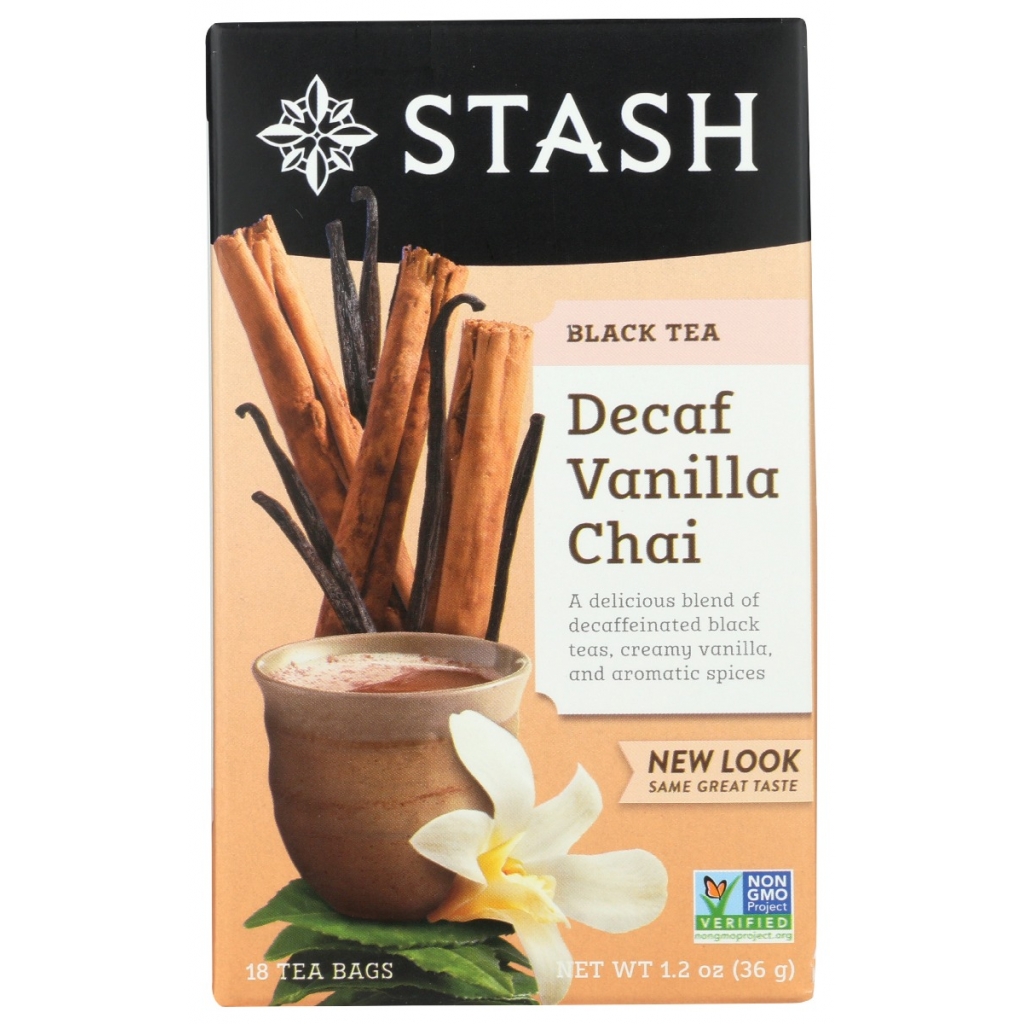 Decaf Chai Vanilla Tea, 18 bags