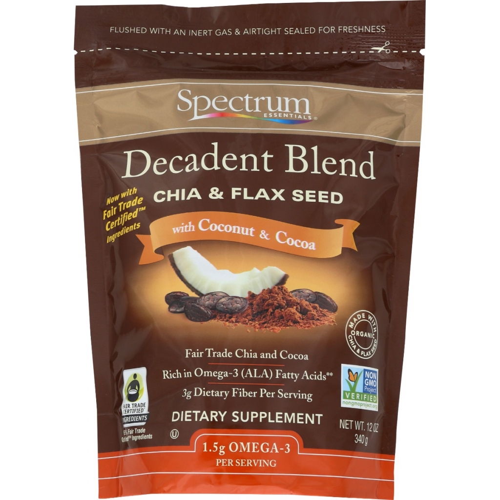 Flax Seed Chia Cocoa Coconut Blend, 12 oz