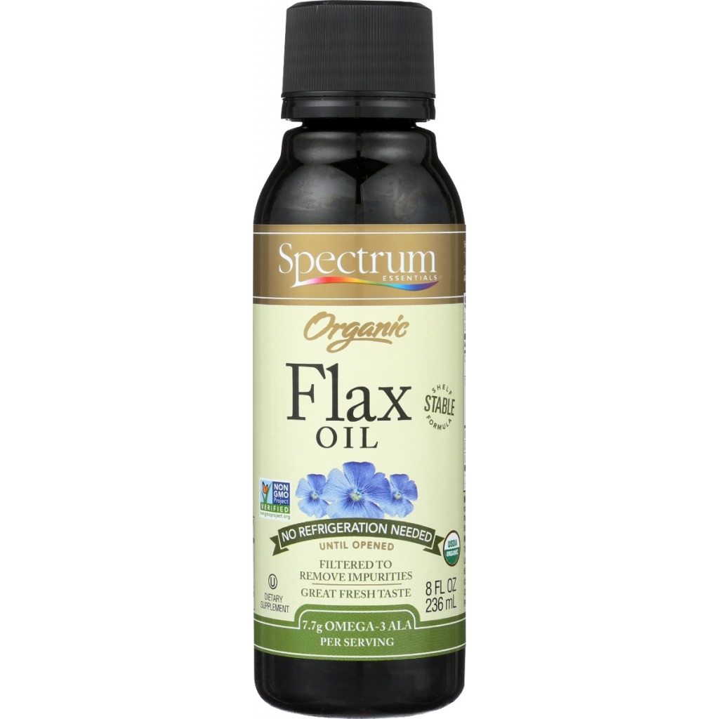 Spectrum® Organic Flaxseed Oil - 8 OZ