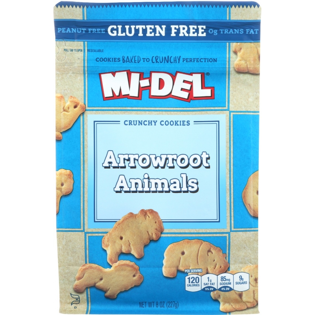 Gluten Free Arrowroot Animal Cookies, 8 oz