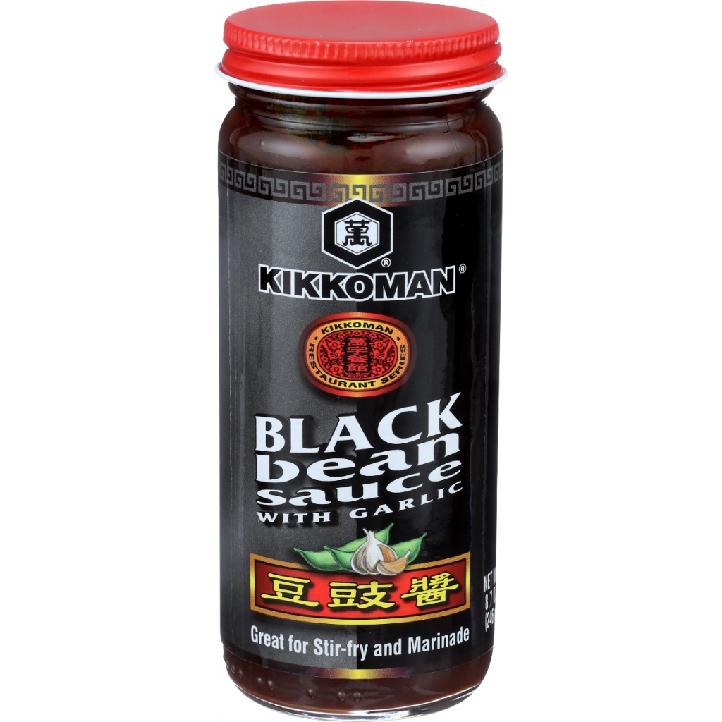 Kikkoman Black Bean Sauce with Garlic, 8.7 oz