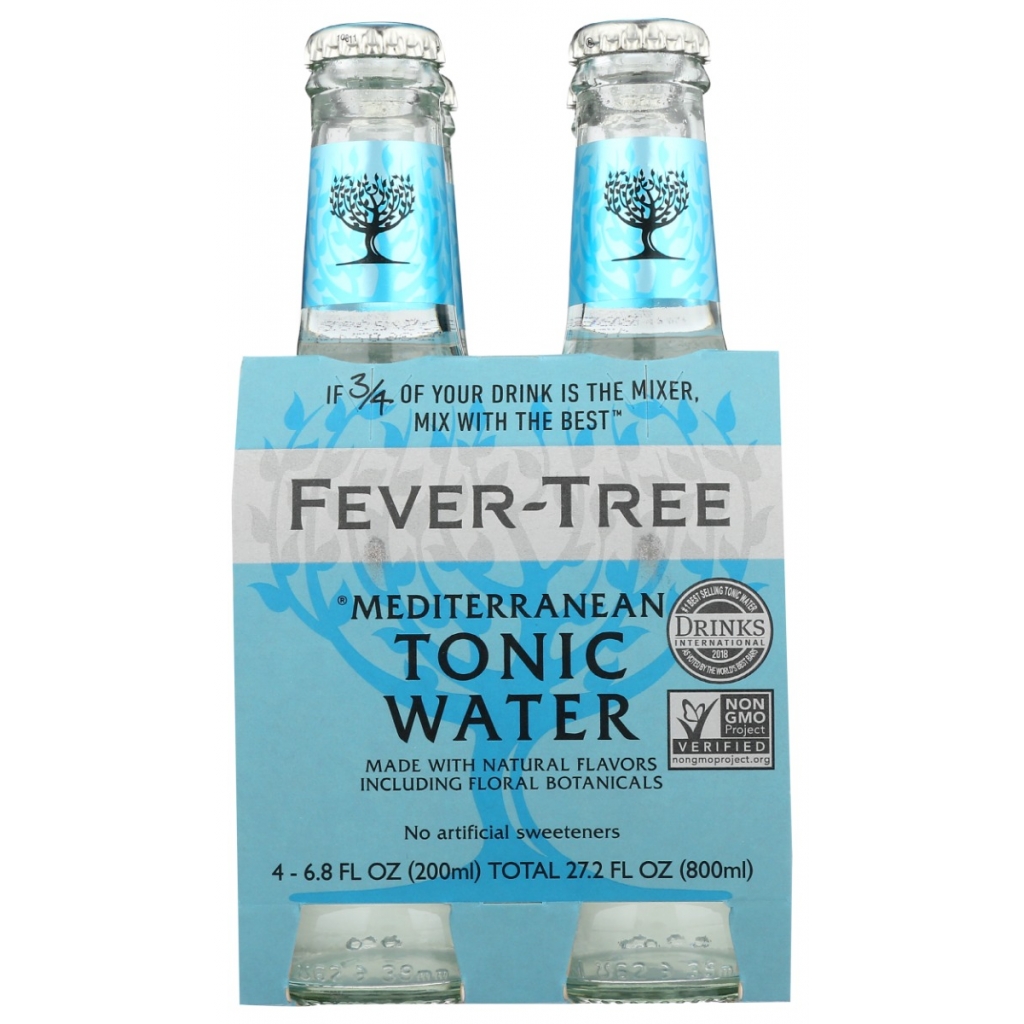 Mediterranean Tonic Water 4-Pack, 27.2 fl oz