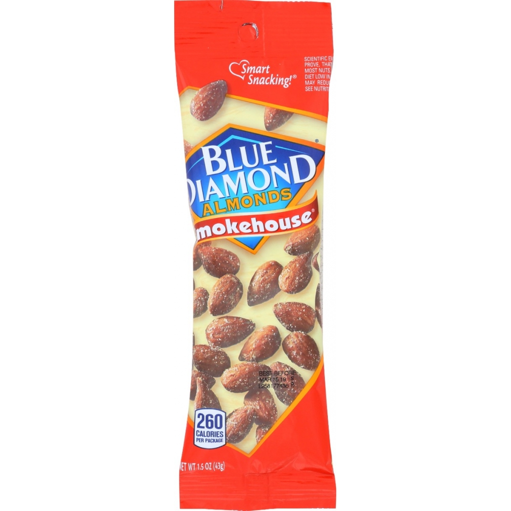 Smokehouse Almonds Tube - 1.5 oz