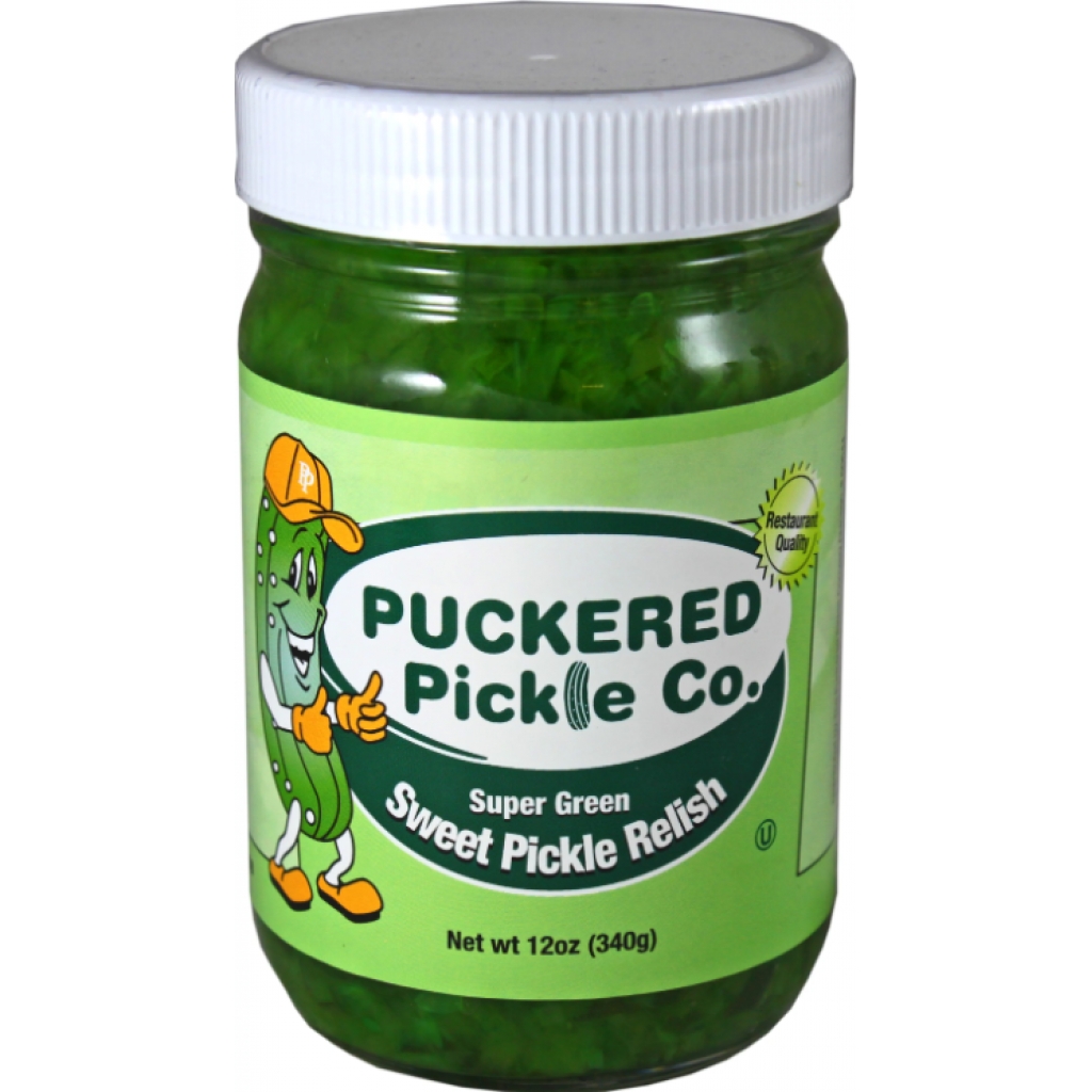 Super Green Sweet Pickle Relish, 12 Oz