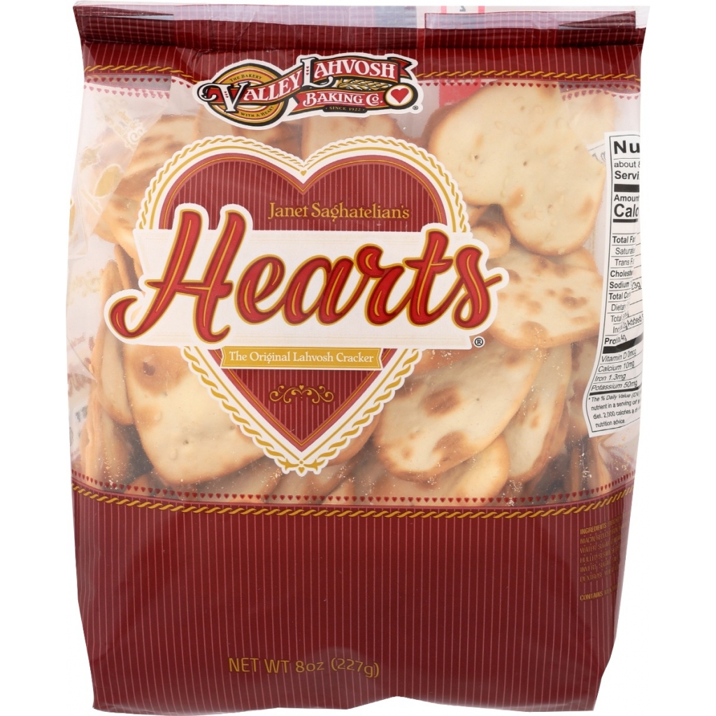 Victoria Sampler Heart Crackers (8 oz)