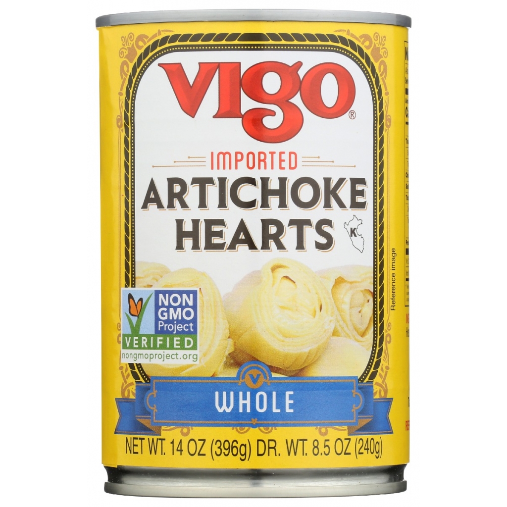 Whole Imported Artichoke Hearts, 14 oz