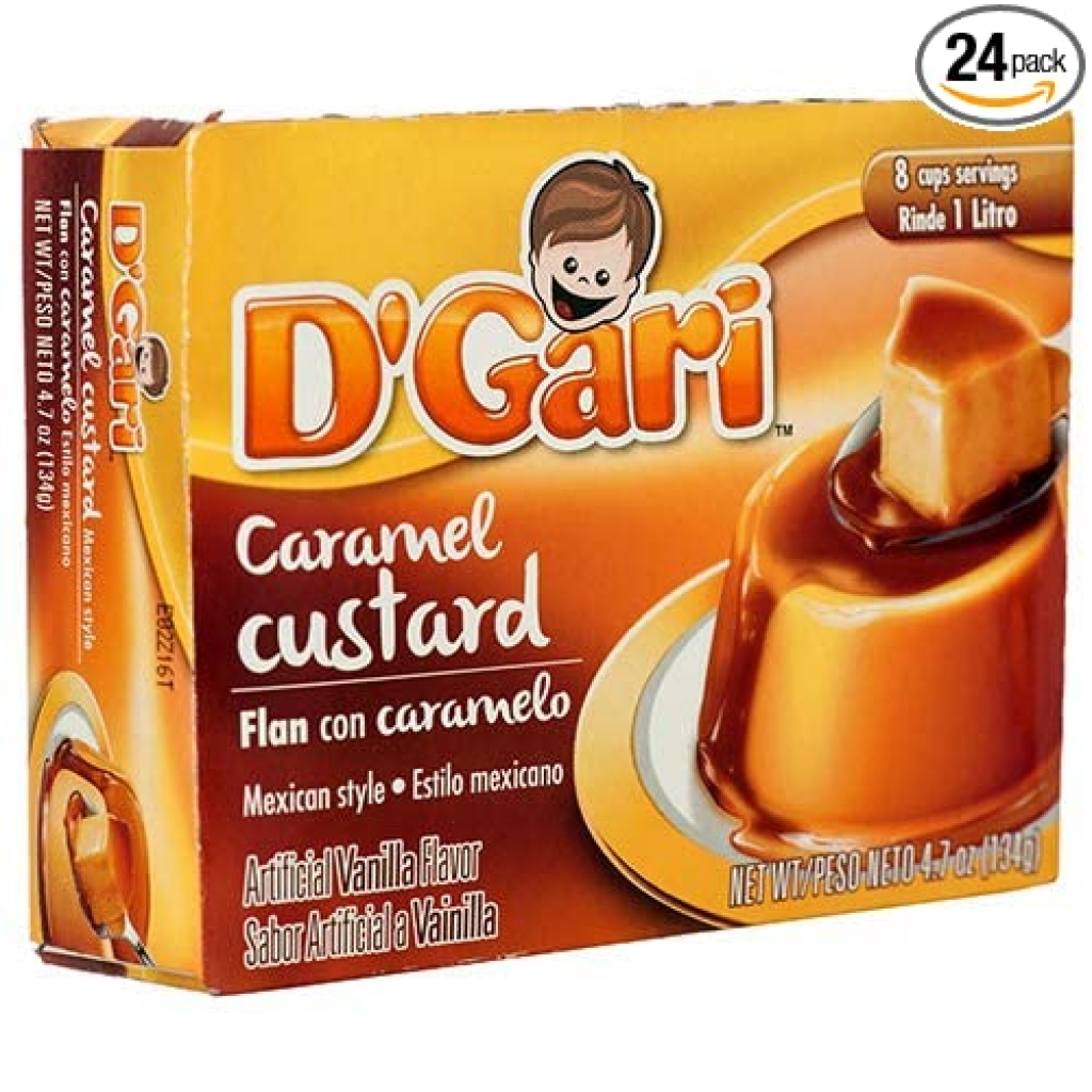 D'Gari Caramel Custard Flan Mix - 5 OZ